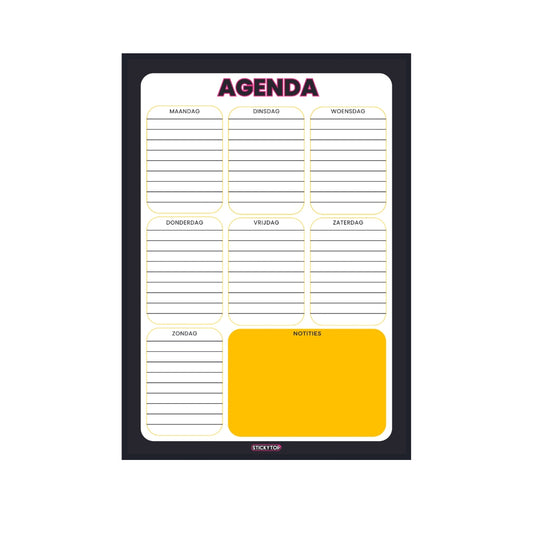 3x StickyCards Agenda + Whiteboard Marker