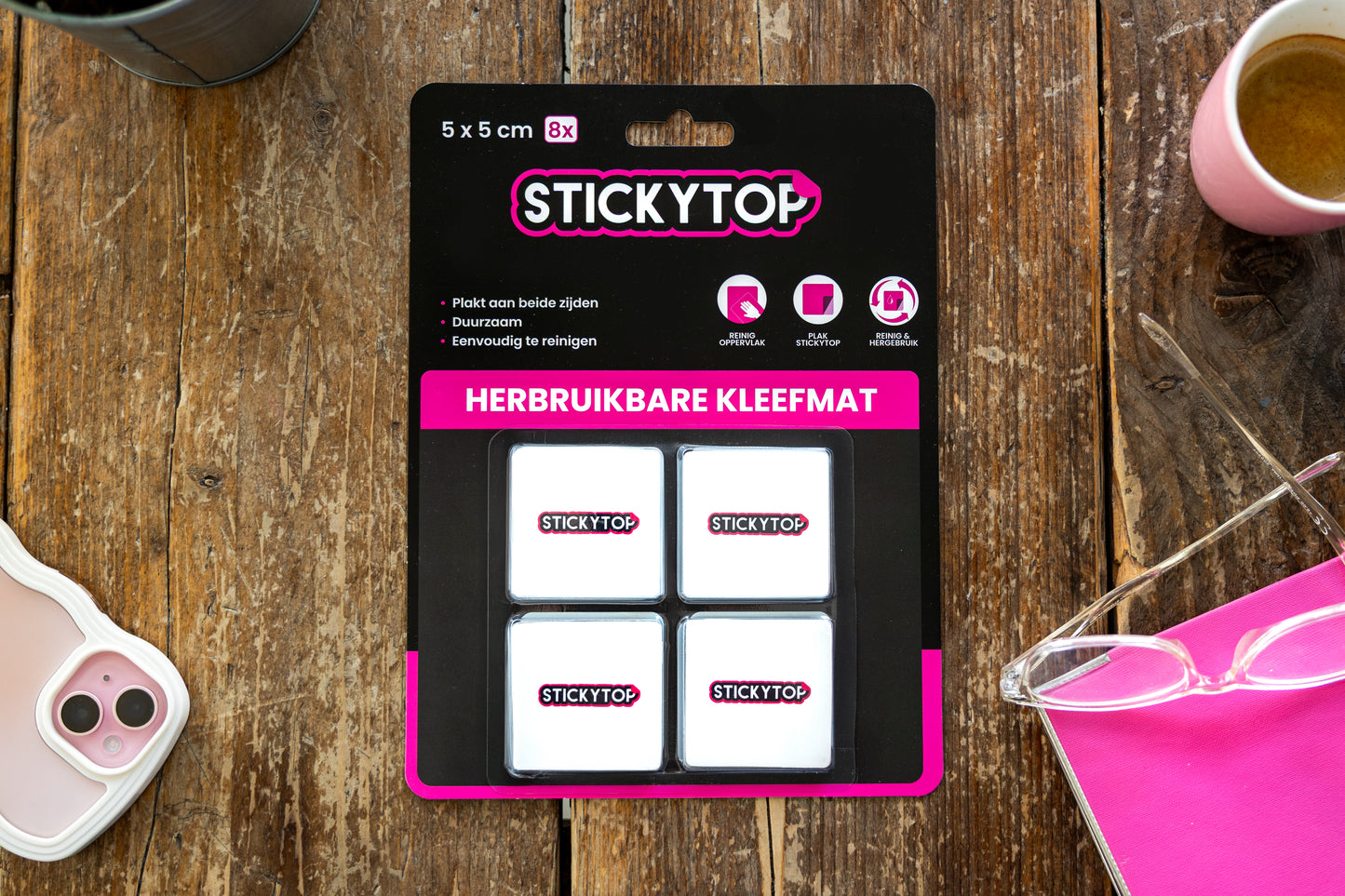 Stickytop 5x5 cm