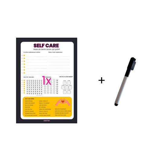 1x StickyCard Selfcare + Whiteboard Marker