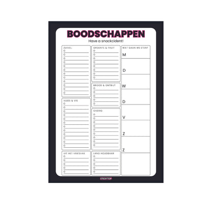 4 verschillende StickyCards + Whiteboard Marker