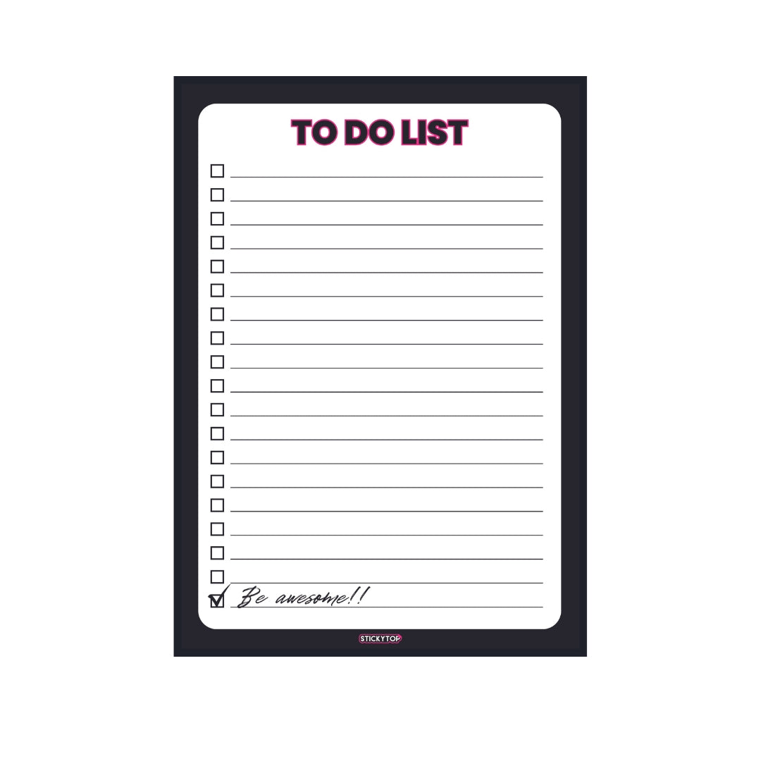 3x StickyCards To Do List + Whiteboard Marker